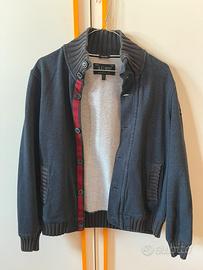 Cardigan con colletto armani