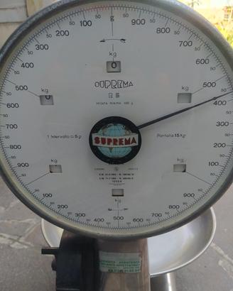 bilancia orologio meccanica  inox
