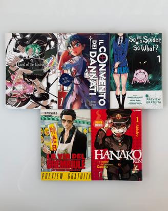 Lotto 5 Preview Manga - J-Pop / Panini