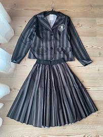 Costume Carnevale Mercoledì Addams, taglia 10 anni