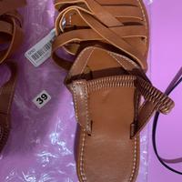 Sandali donna bassi a fascie