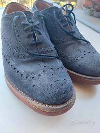 Scarpe  Saxone (40) di camoscio blu