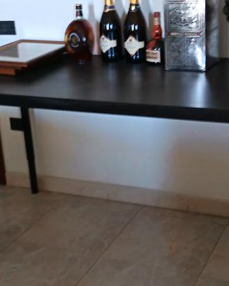 Tavolo in legno nero nuovo anche uso scrivania mol