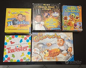 Set 5 giochi in scatola
