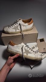 Golden Goose Superstar grigia e marrone size 42