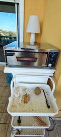 forno pizza 500 gradi acciaio inox 