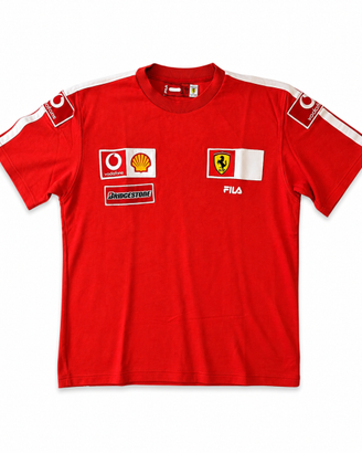 Ferrari Fila 2003 T shirt mai indossata taglia L