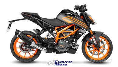 Scarico Leovince LV ONE EVO BLACK KTM Duke 125/390