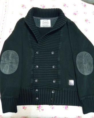 Maglione uomo nero Gaudi cotone M