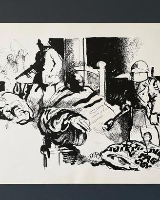 Mario Bardi Litografia Originale 1975