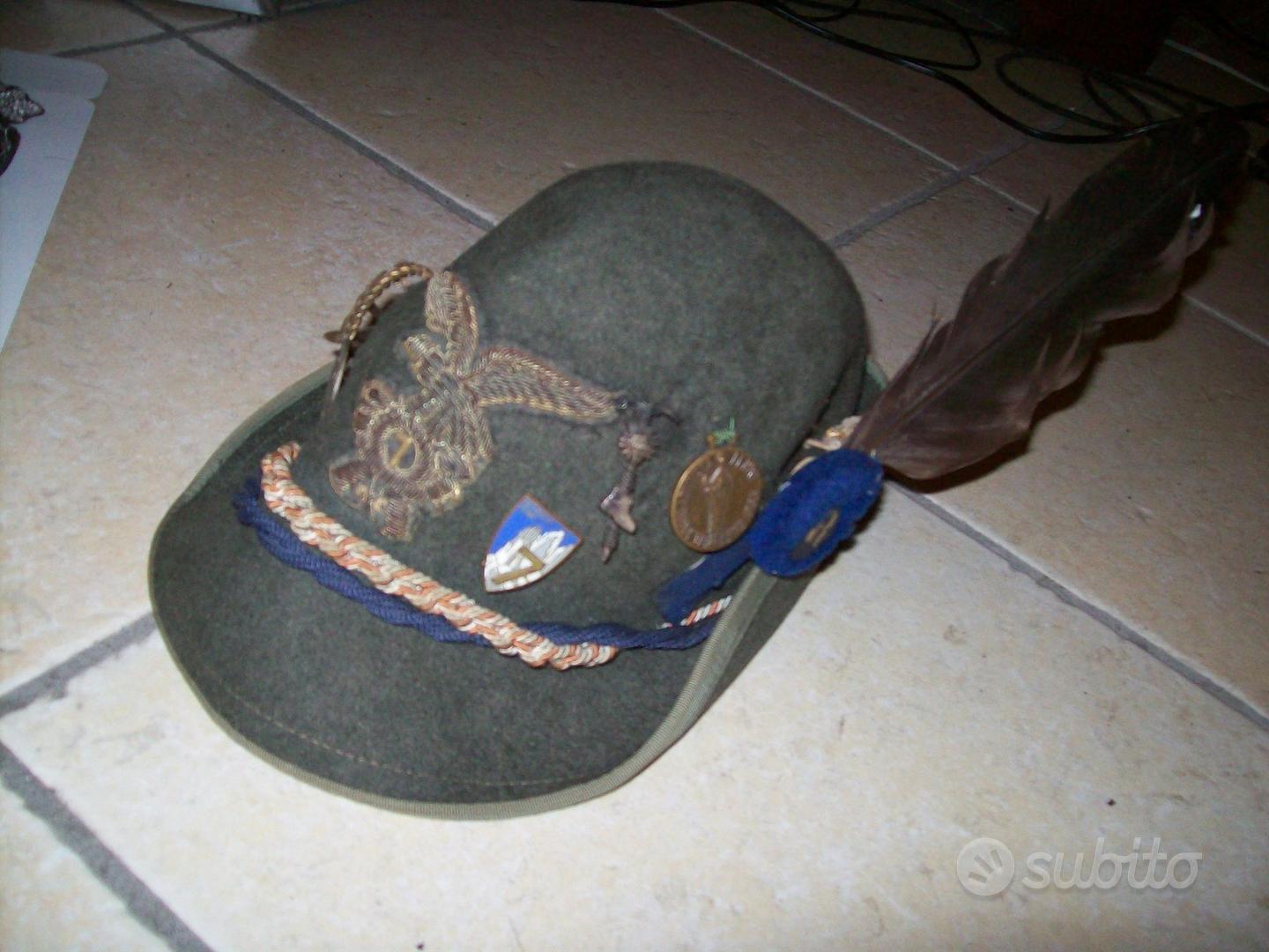 Cappello Berretto alpino epoca fine 40 originale Collezionismo