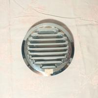 Griglia tonda di aerazione ventilazione inox D.14