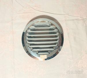 Griglia tonda di aerazione ventilazione inox D.14