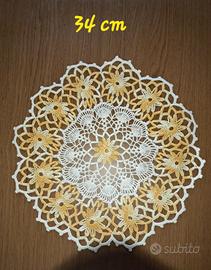 6 centrini all'uncinetto 