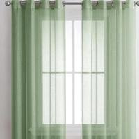 Tenda semitrasparente effetto lino per soggiorno