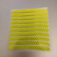 10 strisce adesive auto moto caschi biciclette