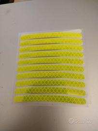 10 strisce adesive auto moto caschi biciclette
