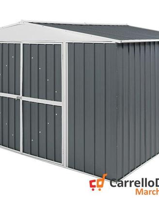 Box in Acciaio da giardino 360x345 grigio scuro