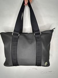 borsa a spalla in tela Lacoste tote bag shopper