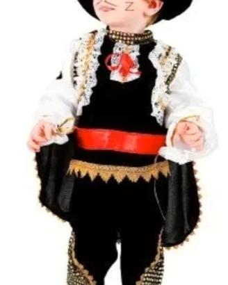 vestito carnevale Zorro 12-18 mesi