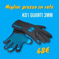 Guanti sub K01 - 3mm tutte le taglie