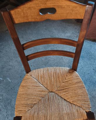 SEDIA PAGLIA campagnola country 