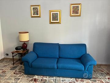Divano letto tre posti sfoderabile