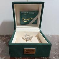 Anello oro bianco e diamanti