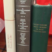 Lotto di libri di spiritualità francescana (3 libr