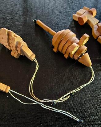 Sorpresine Kinder Ferrero in legno snodabili