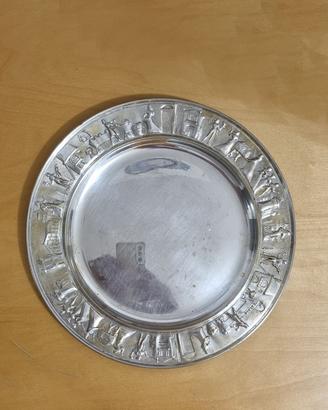 Vassoio vintage ’60s Calderoni-Motta Silver plate