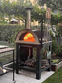 FORNO 4 PIZZE IBRIDO, DA ESTERNO