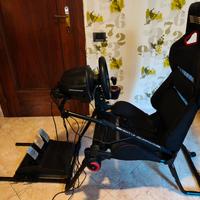 Postazione completa simulatore sim racing