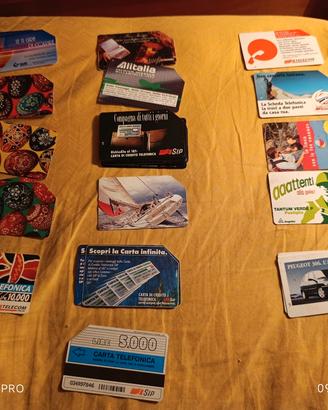 lotto schede telefoniche 