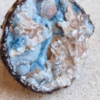 Anello di Calcedonio Conchinas e Argento Brasile