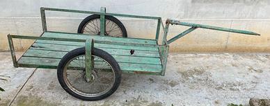 Carretto rimorchio bicicletta vintage