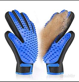 NUOVI Guanto Spazzola per Cani Gatto, 2 Pezzi Guan