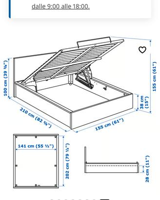 letto Ikea Malm 