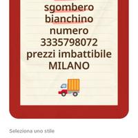 Traslochi, sgombero, montaggio, smontaggio e altro