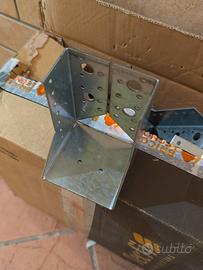 26 pezzi Supporto acciaio zincato per travi