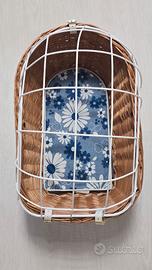 Cesta porta cani per bici