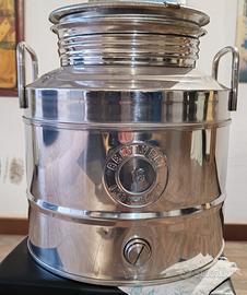 Contenitore o fusto in acciaio inossidabile