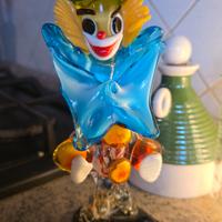 Clown In Vetro Di Murano Murano Glass H20cm 