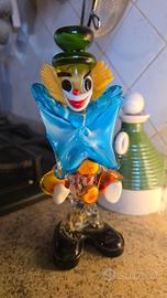Clown In Vetro Di Murano Murano Glass H20cm 