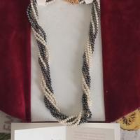 Torchon di perle con chiusura in oro 18kt