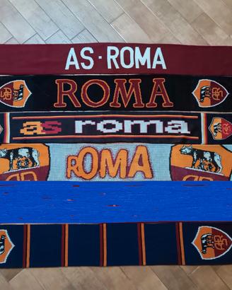 Set 5 sciarpe AS ROMA in lana