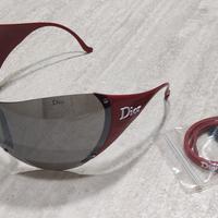 Occhiali DIOR SKI 1 rossi con accessori 