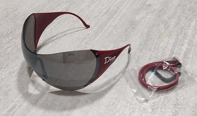 Occhiali DIOR SKI 1 rossi con accessori 