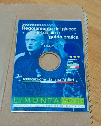 CD CARD REGOLAMENTO GIUOCO DEL CALCIO VINTAGE 