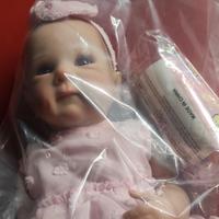 Bambola reborn full silicone vinile altamente real